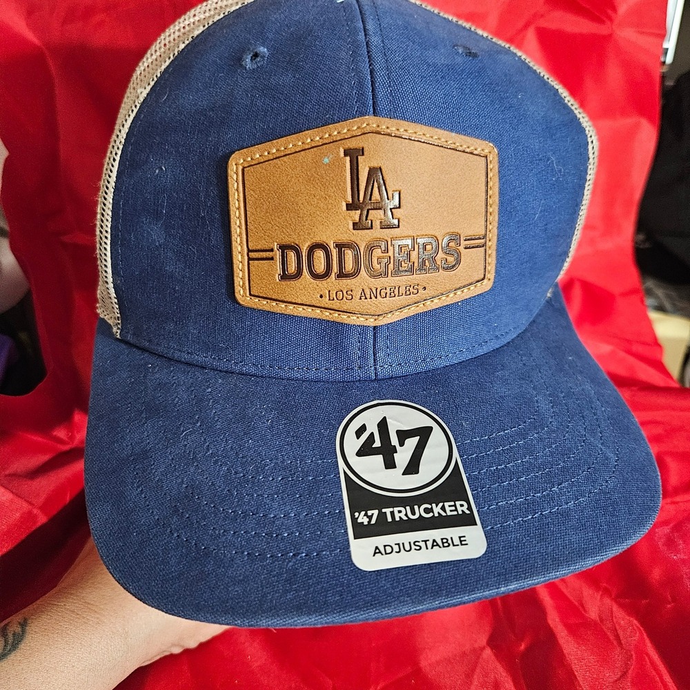 LA Dodgers '47 Trucker Hat Baseball Cap Adjustable Los Angeles‎ MLB